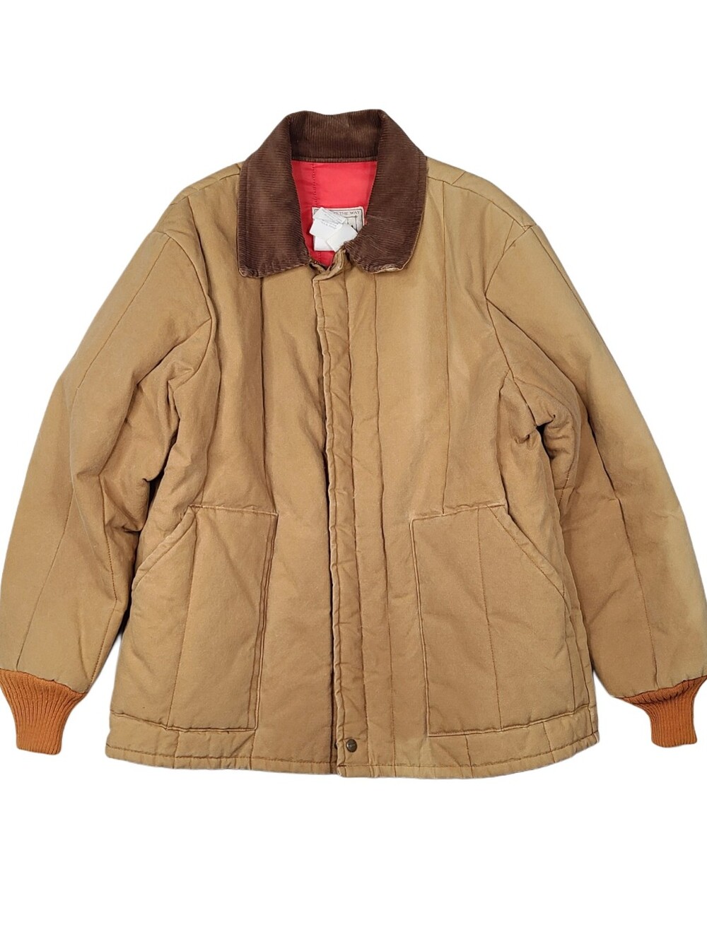 Vtg Walls Blizzard-Pruf Insulated Canvas Jacket Barn Mens Size XL Made In USA